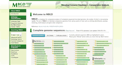 Desktop Screenshot of mbgd.nibb.ac.jp